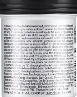 Mattierende Haarpaste
