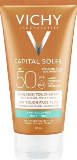 Mattierende Sonnenschutzemulsion für das Gesicht SPF 50
