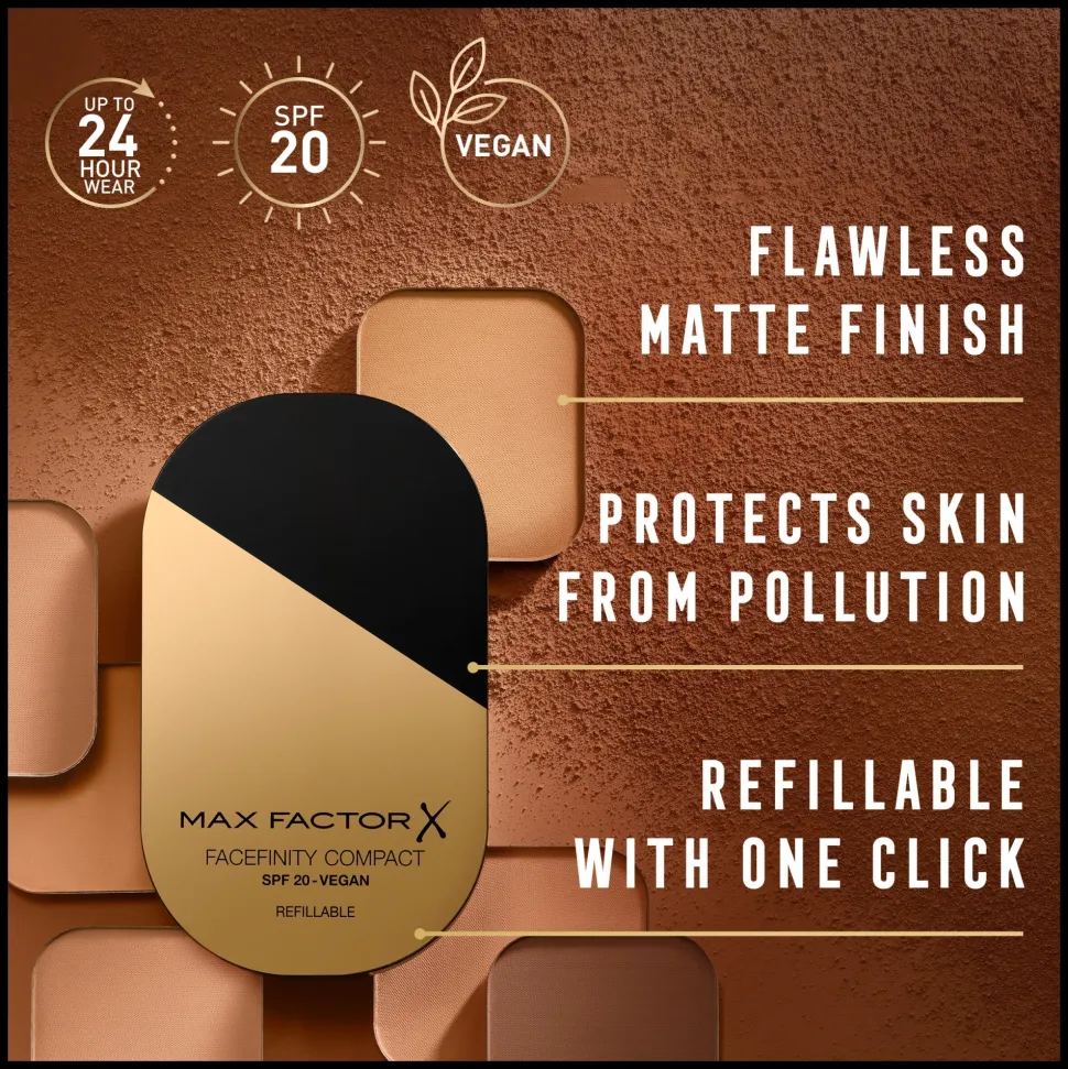 Max Factor Facefinity Compact Foundation SPF 20 Refillable