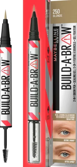 Maybelline New York Build-A-Brow 2-in-1 Brow Pen & Sealing Gel