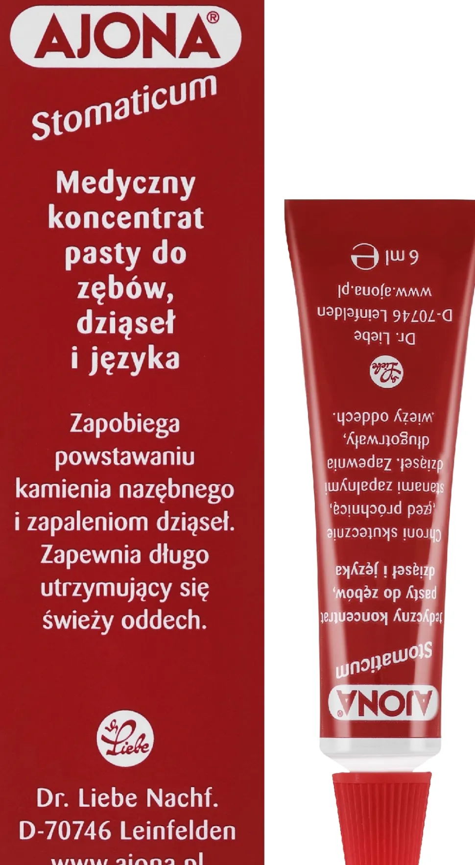 Medizinisches Zahncreme-konzentrat für Zähne, Zahnfleisch und Zunge