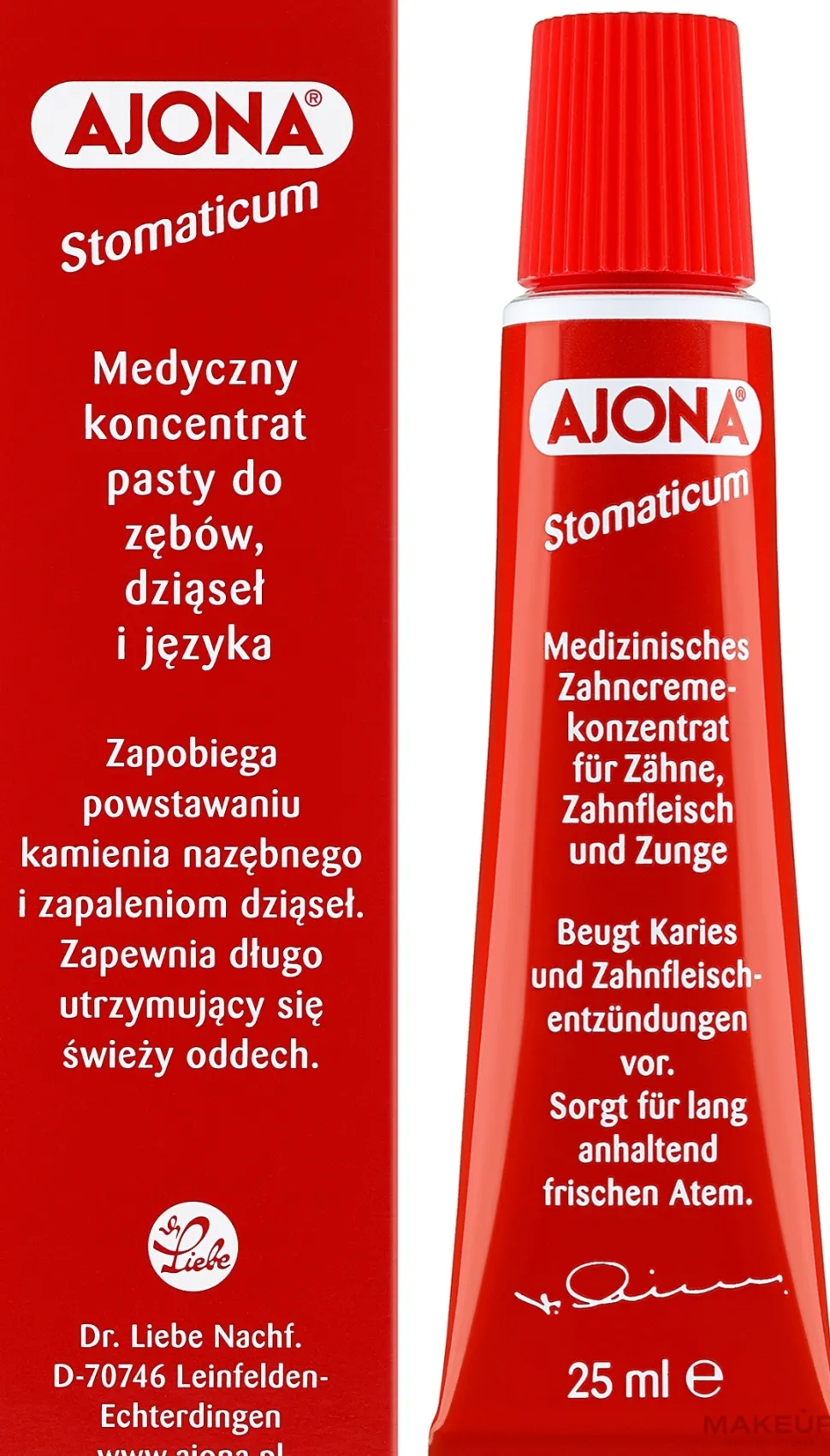Medizinisches Zahncreme-konzentrat für Zähne, Zahnfleisch und Zunge