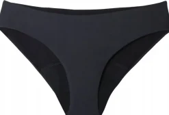 Menstruationsbadehose, schwarz