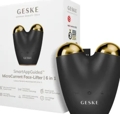 Mikrostrom-Gesichtsmassager 6in1, schwarz