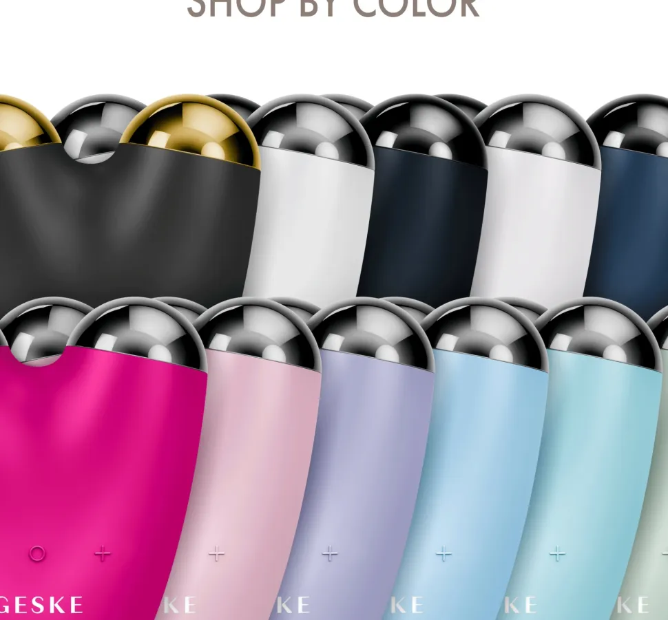 Mikrostrom-Gesichtsmassager 6in1, schwarz