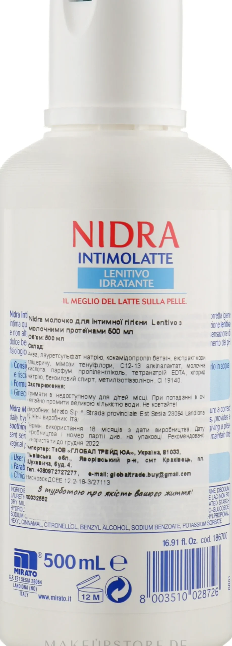 Milch für die Intimpflege mit Milchproteinen