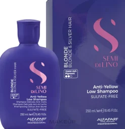 Mildes Anti-Gelbstich-Shampoo für natürliches und gebleichtes blondes und graues Haar