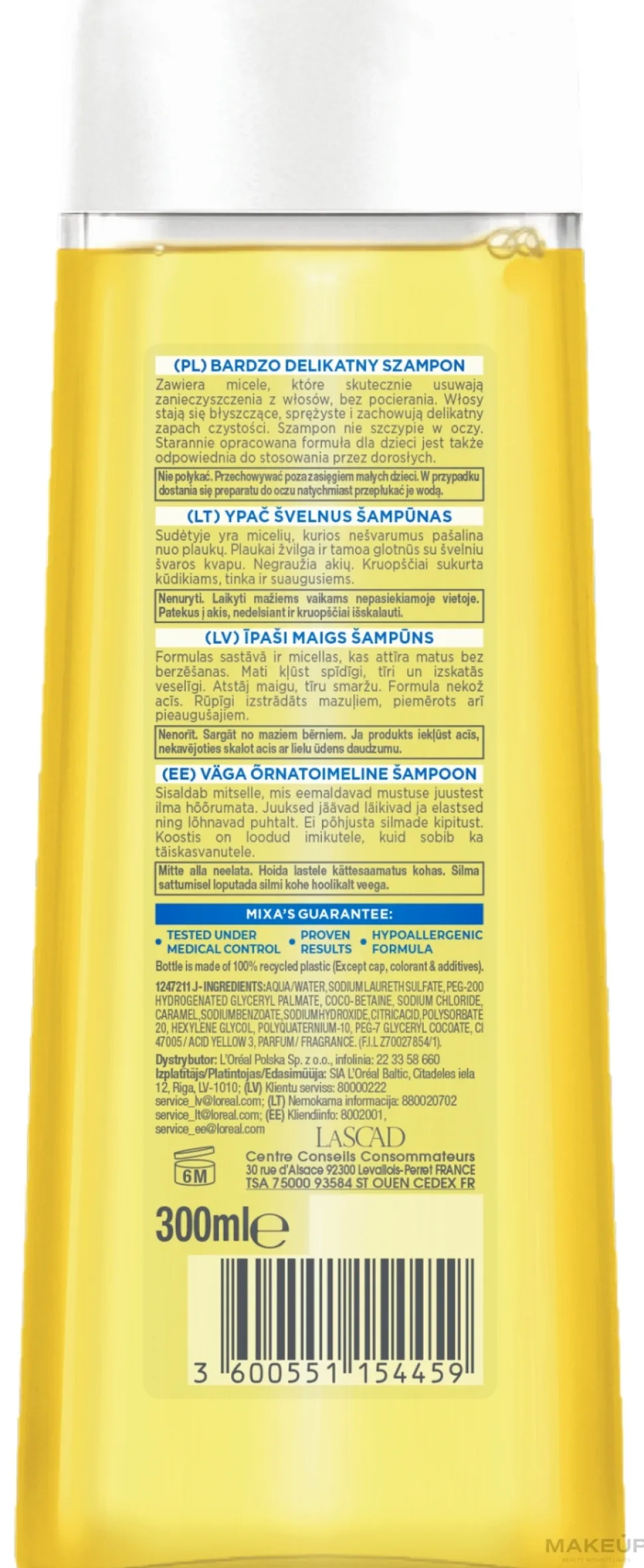 Mildes Mizellenshampoo für Kinder