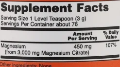 Mineralien Magnesiumcitrat, Pulver
