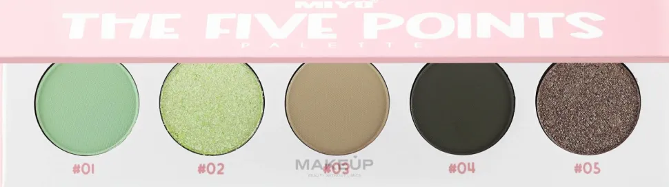 Miyo Five Points Palette