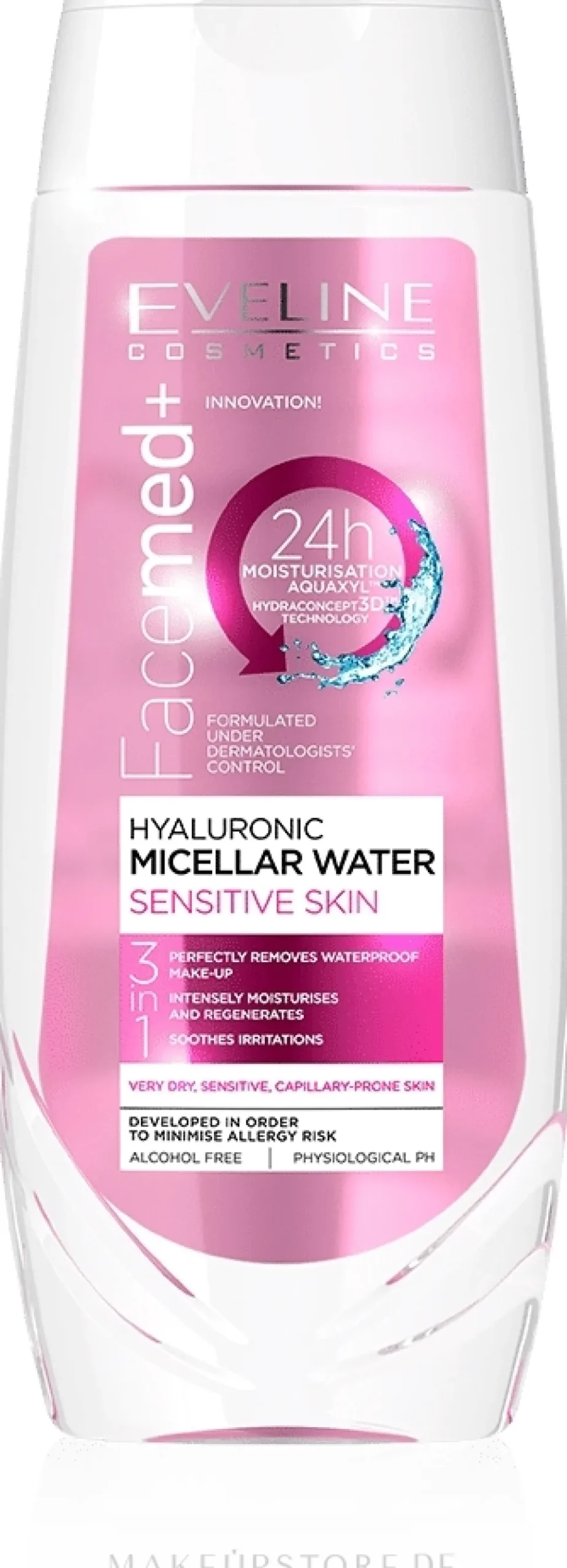 Mizellenwasser für Gesicht mit Hyaluronsäure