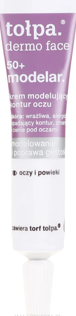 Modellierende Augencreme gegen Falten und dunkle Ringe 50+