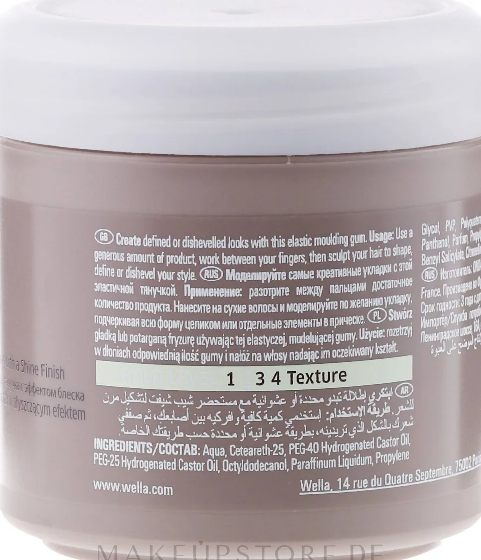 Modellierende Haarpaste für mehr Glanz