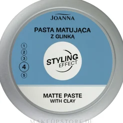 Modellierende und mattierende Haarstylingpaste mit Tonerde Starker Halt