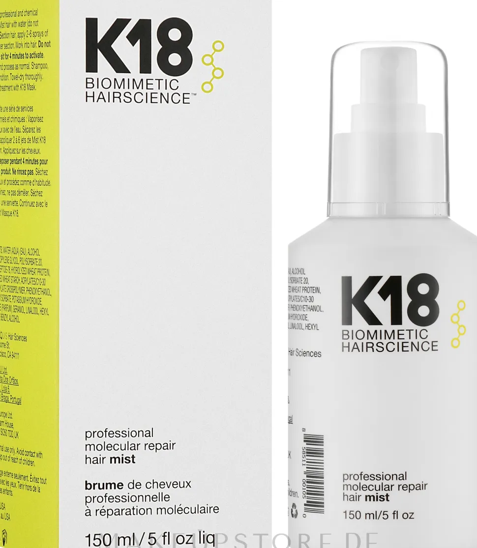 Molekularer Repair-Haarnebel mit Oligopeptiden