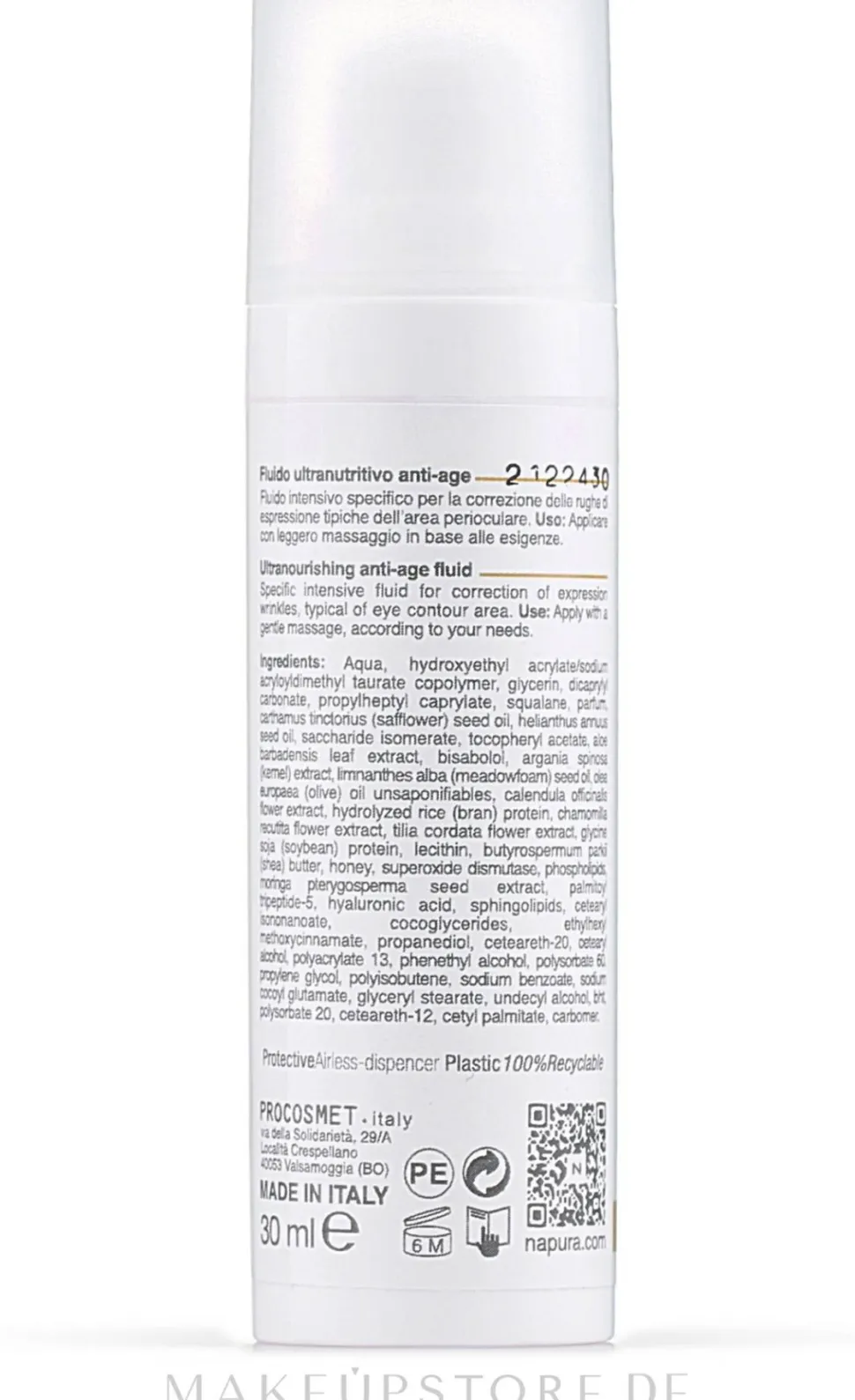 Multiaktives Fluid für die Haut um die Augen