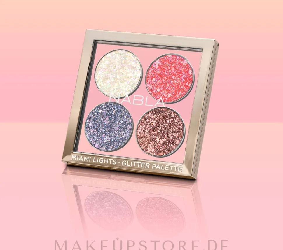 Nabla Miami Lights Collection Glitter Palette