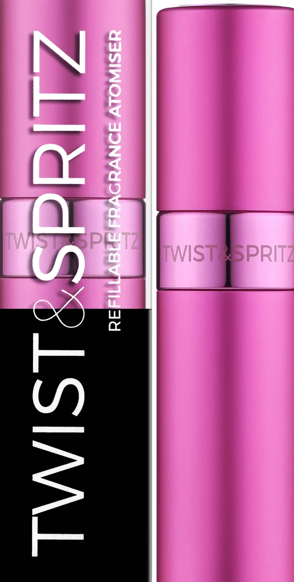 Nachfüllbarer Parfümzerstäuber pink