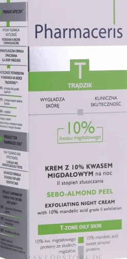 Nachtcreme-Peeling mit 10% Mandelsäure