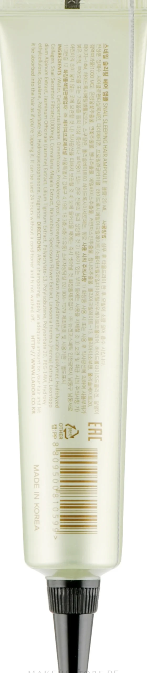 Nachtserum für das Haar mit Keratin
