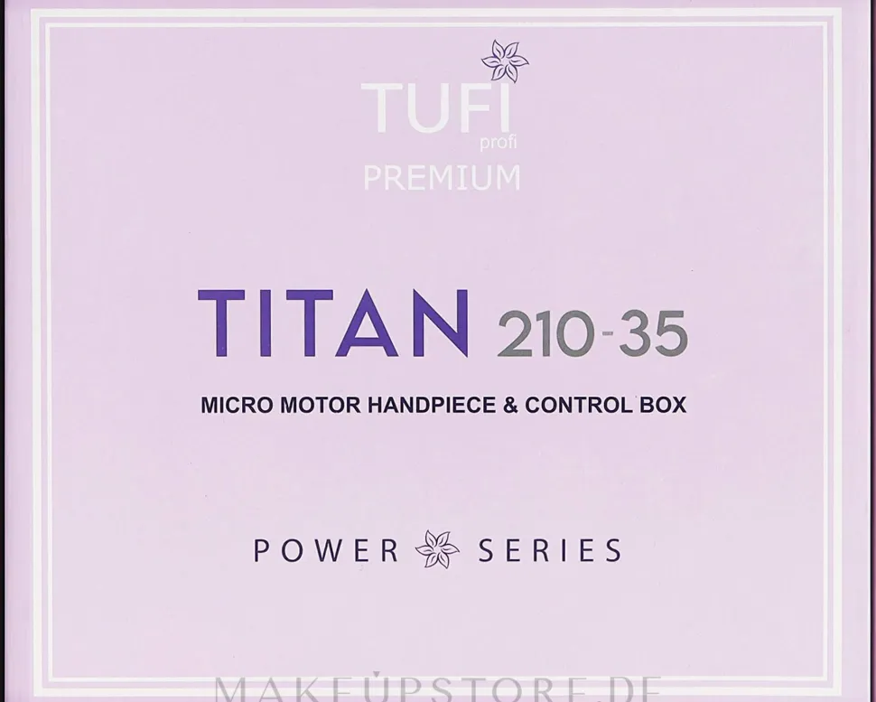 Nagelfräser TITAN 210-35 weiß