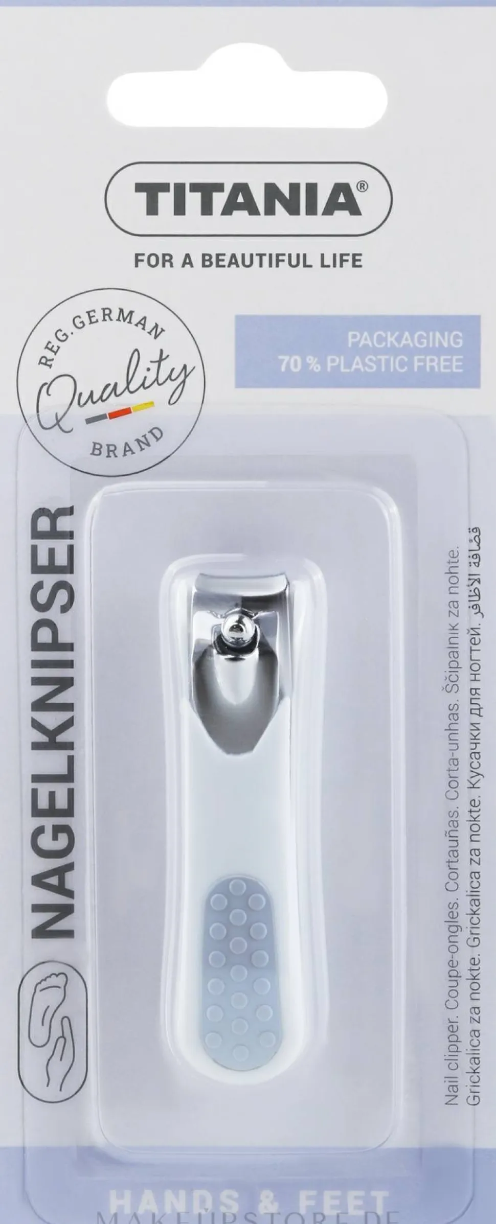 Nagelknipser klein hellblau