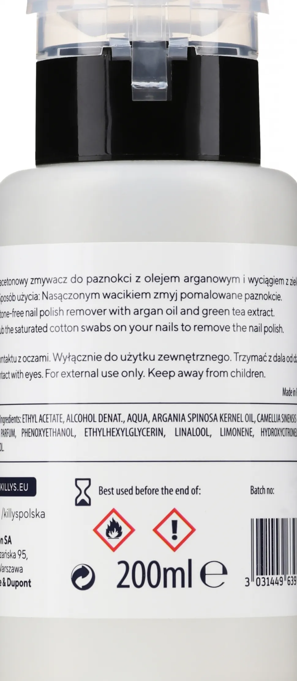 Nagellackentferner mit Arganöl