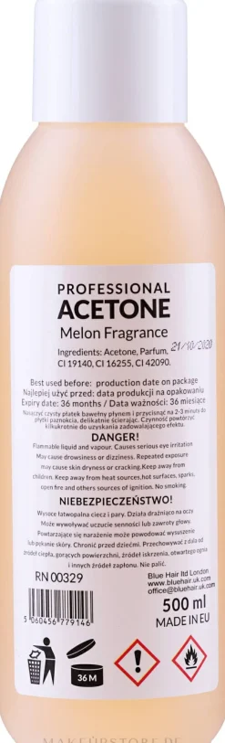 Nagellackentferner mit Melonenduft