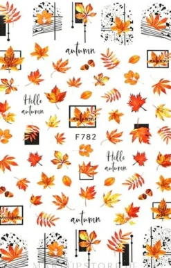 Nagelsticker Herbst