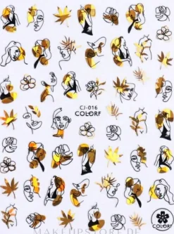 Nagelsticker Herbst