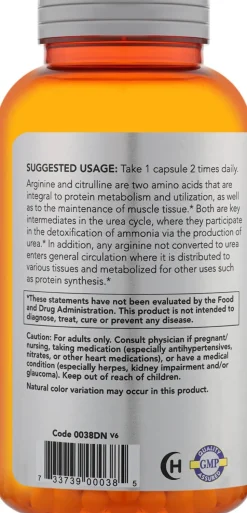 Nahrungsergänzungsmittel Aminosäuren Arginin und Citrullin