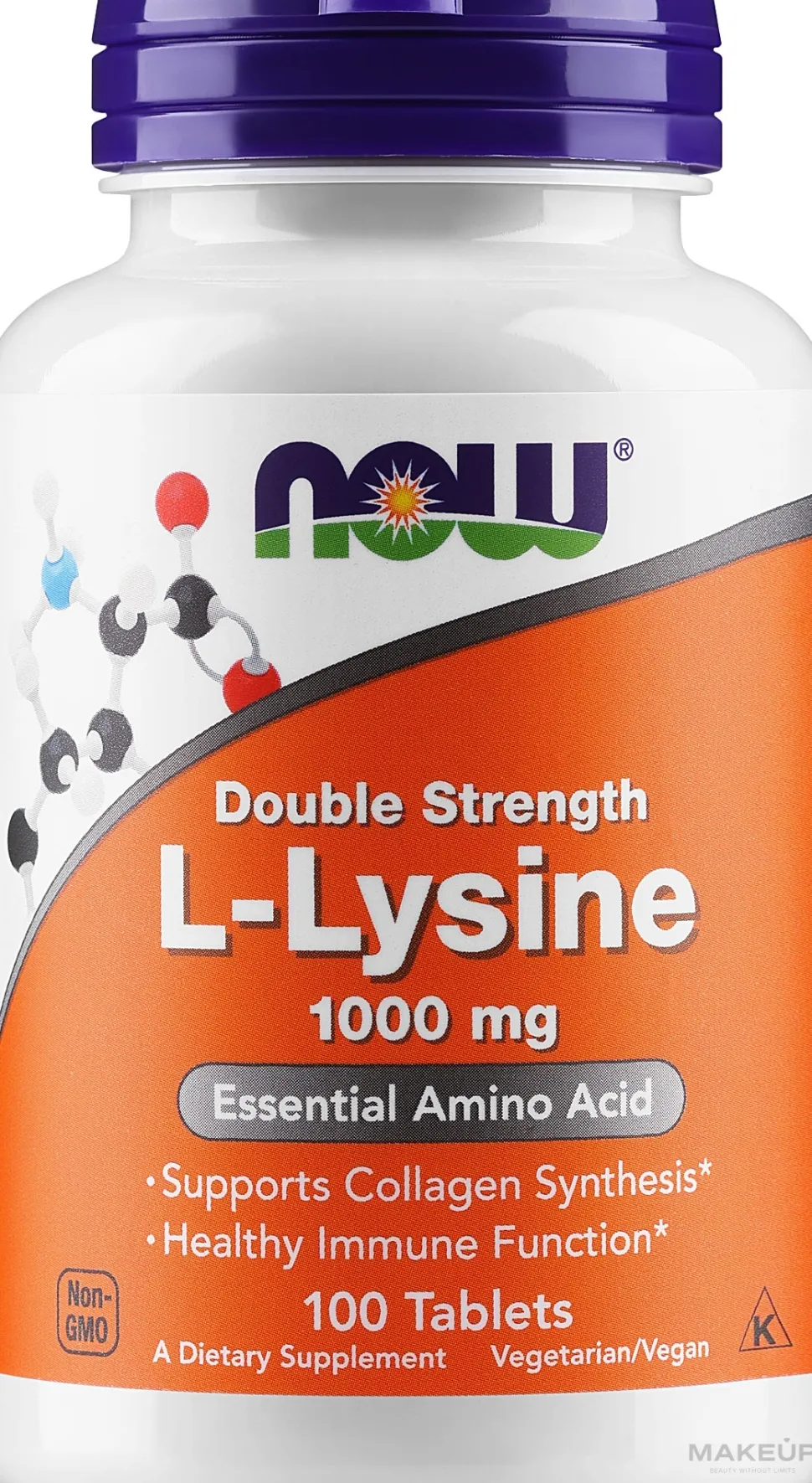 Nahrungsergänzungsmittel Aminosäure L-Lysin 1000 mg in Tablettenform