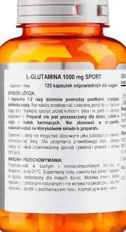 Nahrungsergänzungsmittel Glutamin 1000 mg