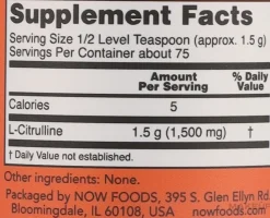 Nahrungsergänzungsmittel L-Citrullin für ein starkes Immunsystem in Pulverform