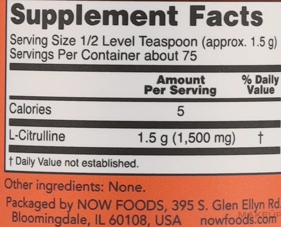 Nahrungsergänzungsmittel L-Citrullin für ein starkes Immunsystem in Pulverform
