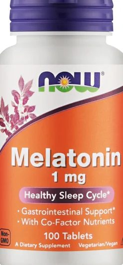 Nahrungsergänzungsmittel Melatonin 1 mg für gesunden Schlaf