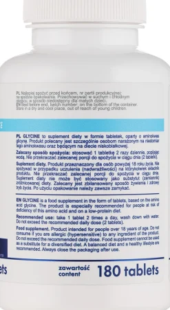 Nahrungsergänzungsmittel mit Glycin