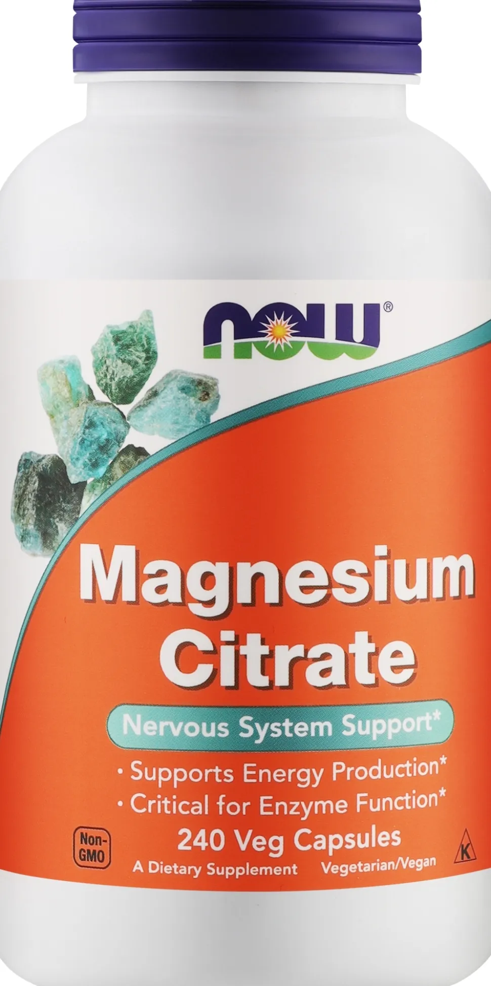 Nahrungsergänzungsmittel Magnesiumcitrat für gesundes Nervensystem in Kapselform