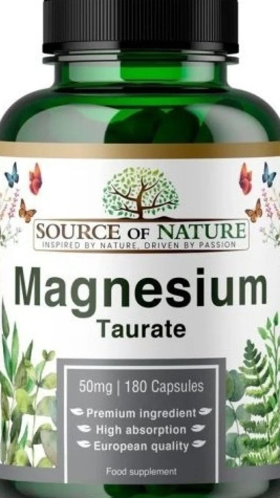 Nahrungsergänzungsmittel 'Magnesiumtaurat', 50 mg