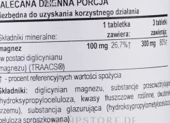 Nahrungsergänzungsmittel 'Magnesiumglycinat', 100 mg