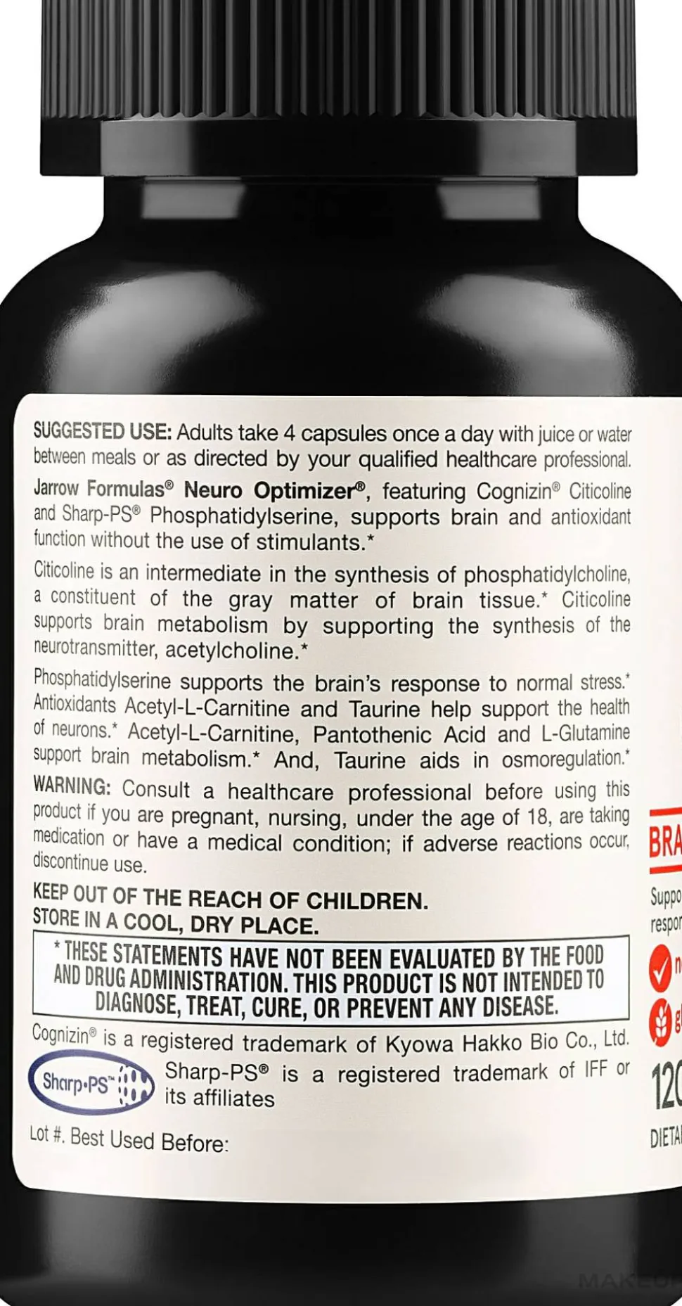 Nahrungsergänzungsmittel 'NeuroOptimizer'