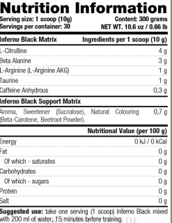 Nahrungsergänzungsmittel Pre-Workout-Komplex