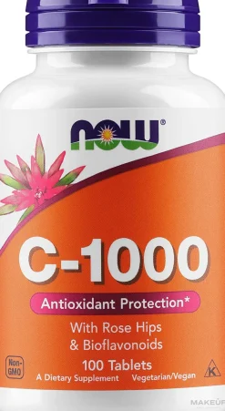Nahrungsergänzungsmittel Vitamin C 1000 mg mit Hagebutten und Bioflavonoiden
