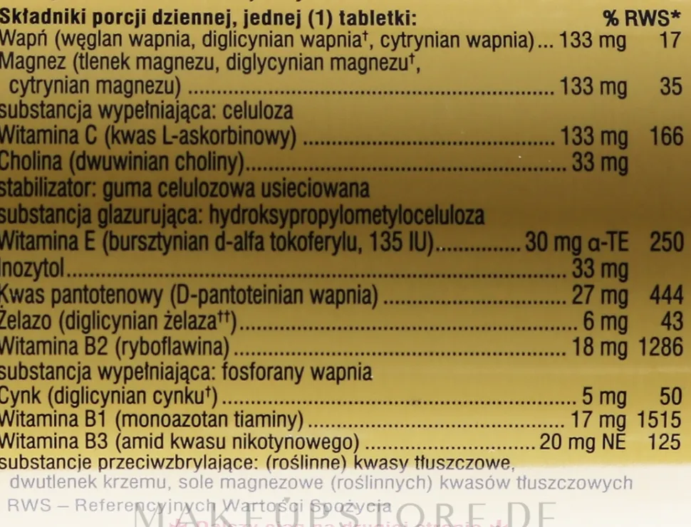 Nahrungsergänzungsmittel 'Vitamin-Komplex für Frauen'