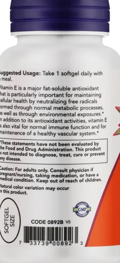 Nahrungsergänzungsmittel Vitamin E-400 100 Kapseln
