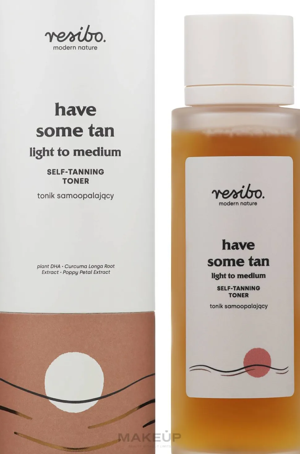 Natürlicher selbstbräunender Toner für das Gesicht