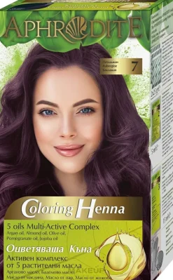 Natürliches Haarfärbemittel