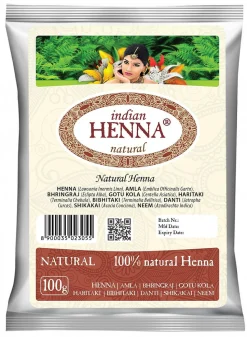 Natürliches indisches Henna