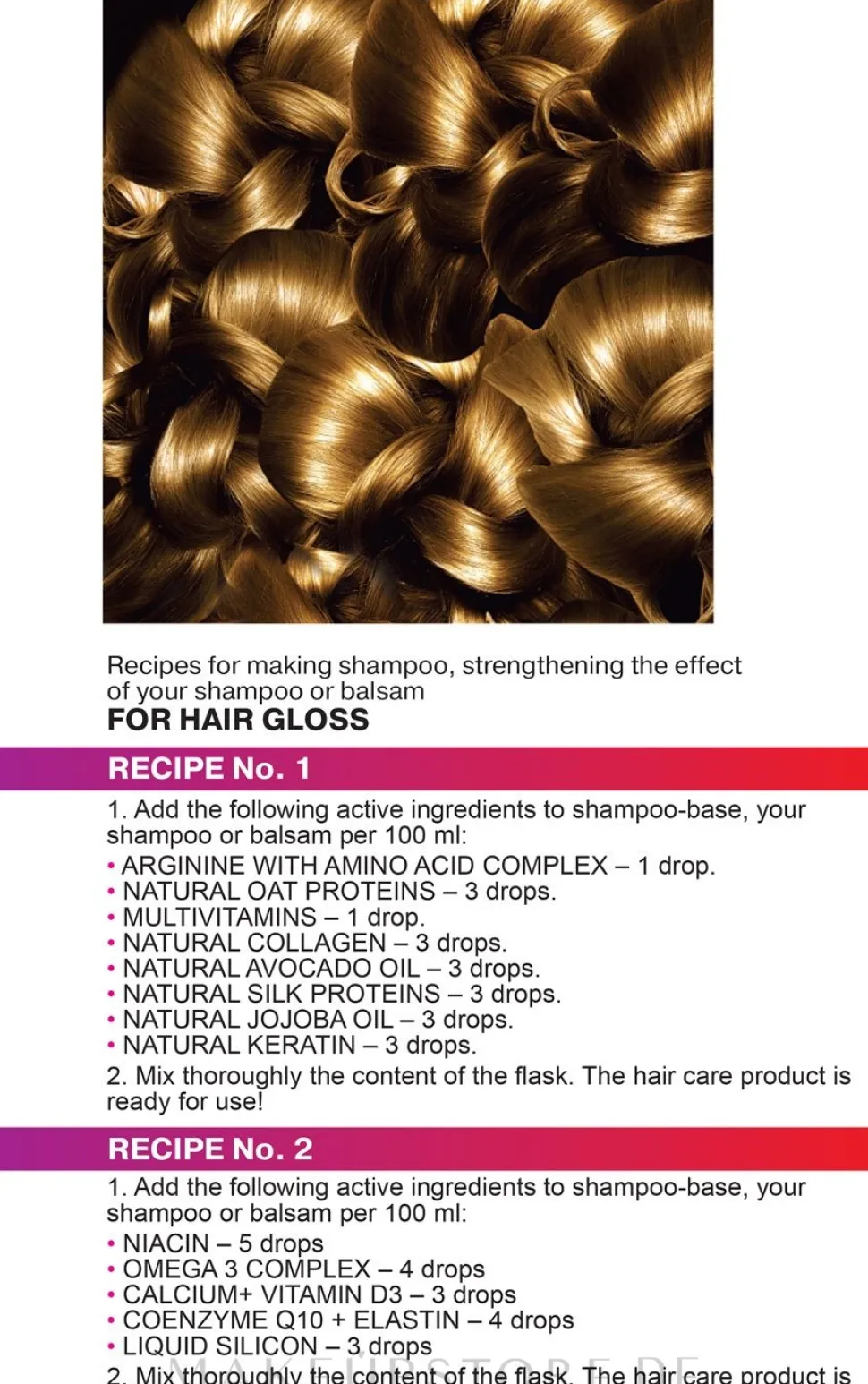 Natürliches Keratin für das Haar