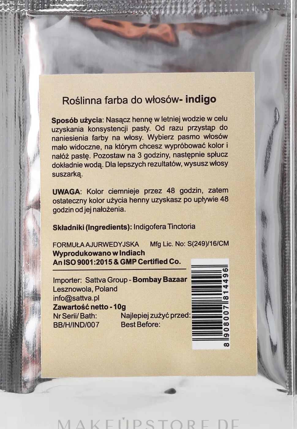 Natürliches pflanzliches Haarfärbemittel